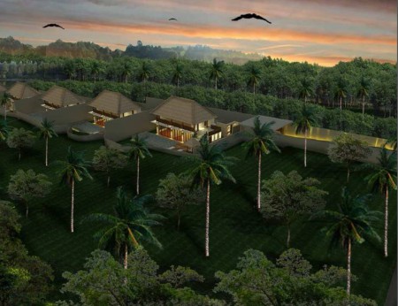 Above picture shows you Villa 1 on the Right.